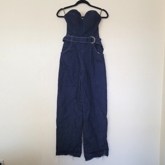 Zara Denim Jumpsuit *Bloggers' Fave* - Picture 3 of 15